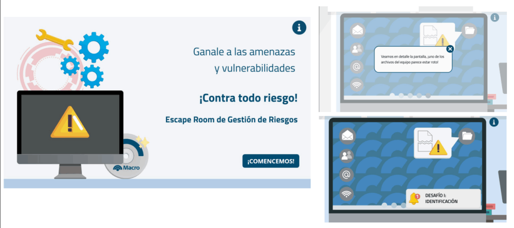 Diseño y desarrollo Escape Room para Banco Macro